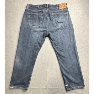 Levis 559 Jeans Mens 40x30 Blue Straight Leg Zip Fly Medium Wash Distressed 3405